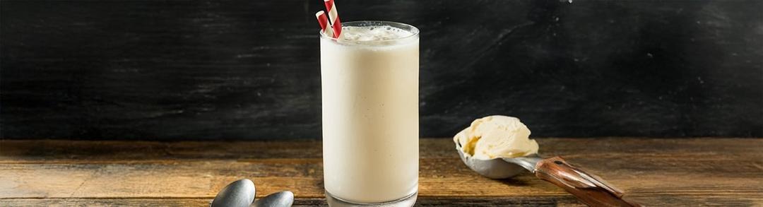 Banner batido de MILK SHAKE DE VAINILLA 