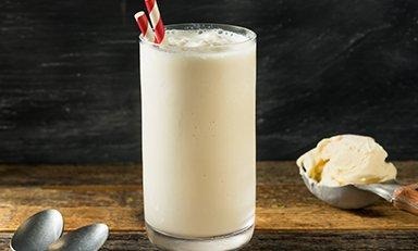 Banner batido de MILK SHAKE DE VAINILLA 